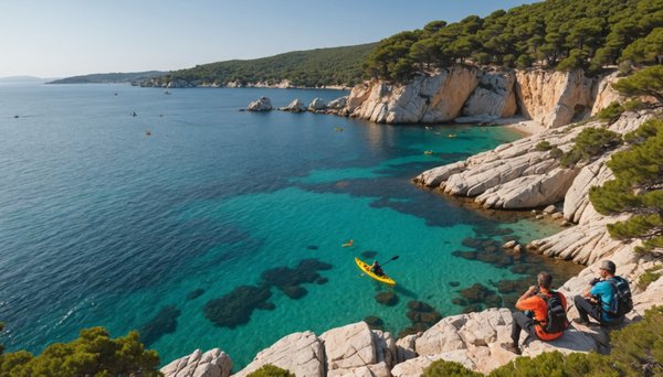 Itineraires de randonnée en kayak autour de hyères