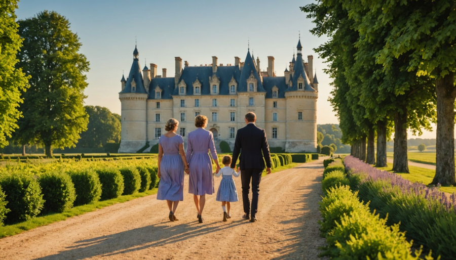 Organiser vacances famille autour chateaux loire